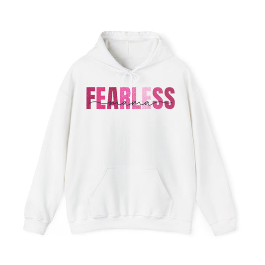 Fearless Mama In Glitter Pink Patterns Hoodie