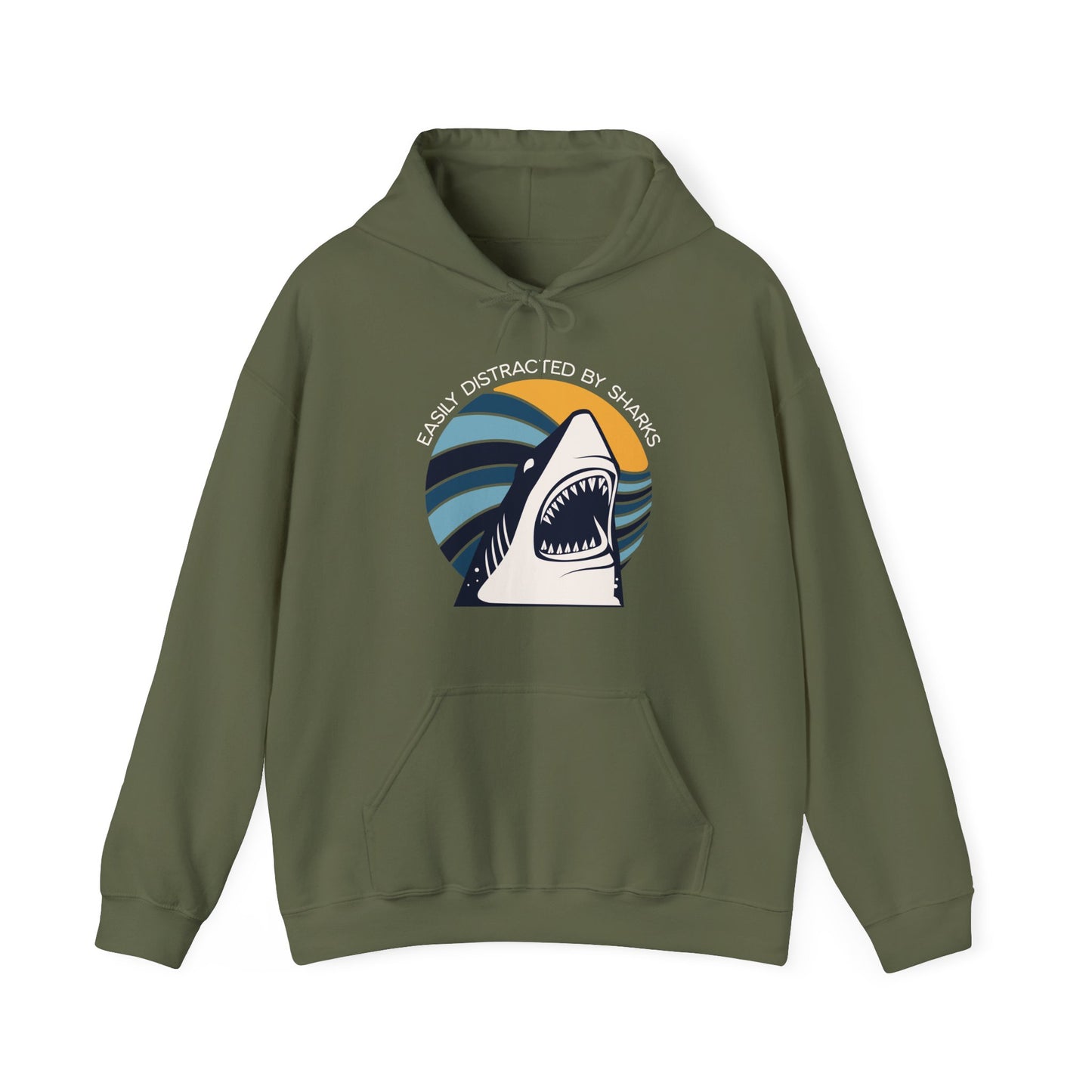 Easily Distracted By Sharks Hoodie