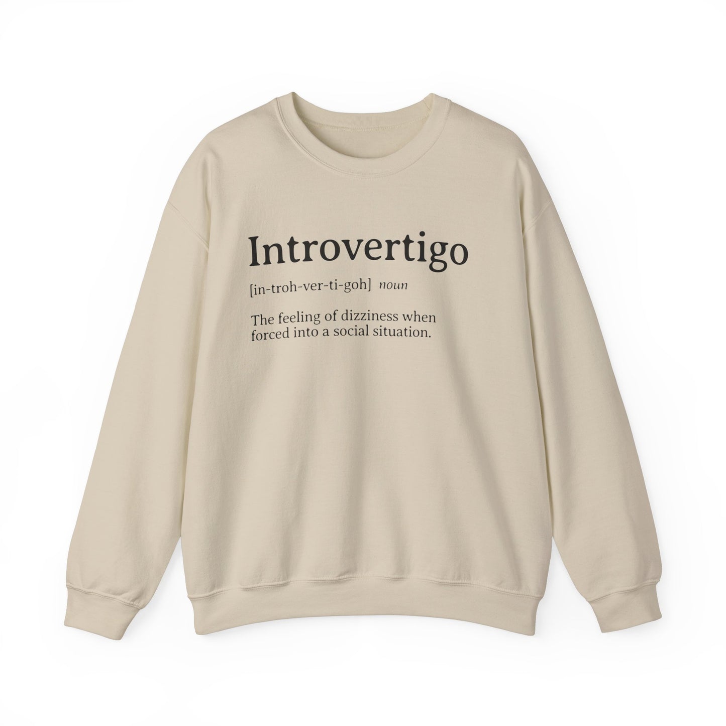 Introvertigo Definition Sweatshirt