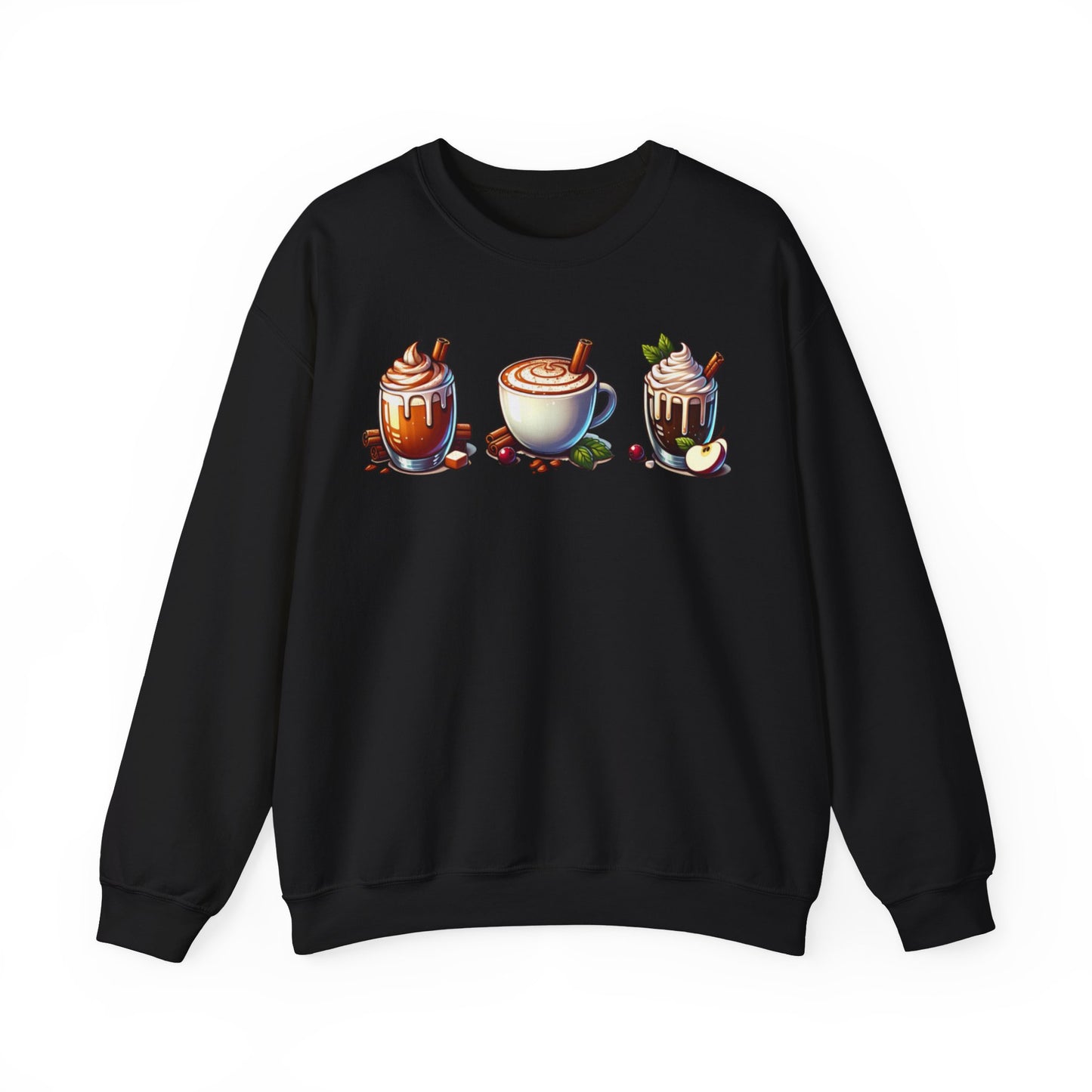 Fall Themed Drinks Graphic Sweatshirt