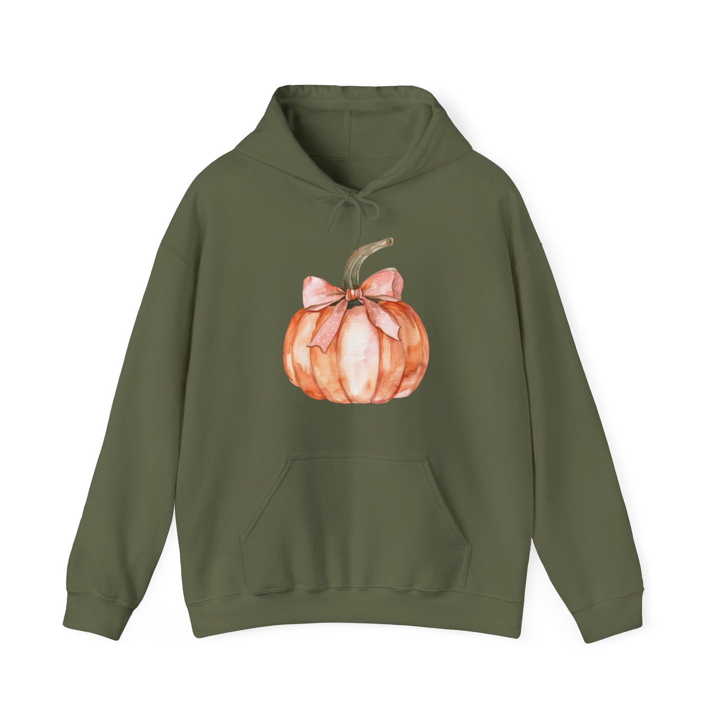 Fall Pumpkin Coquette Bow Hoodie
