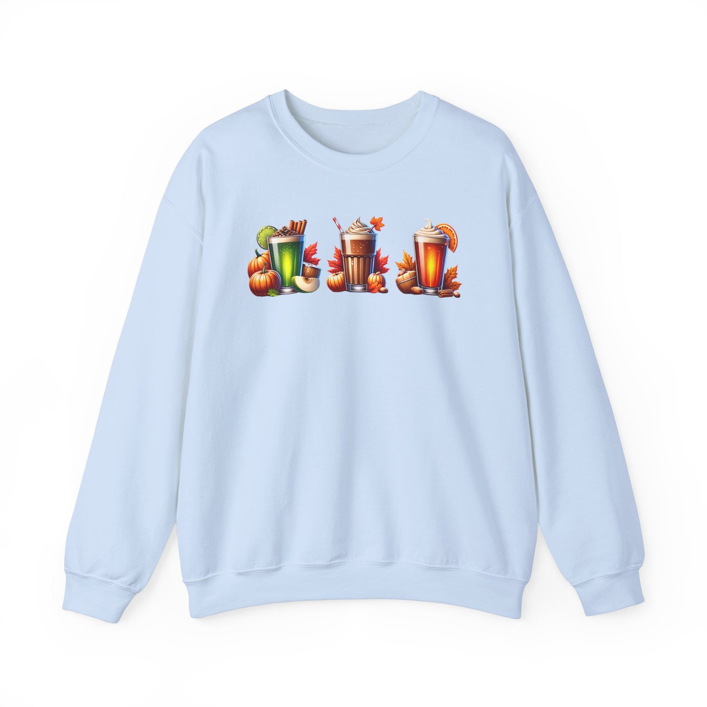 Fall Themed Drinks Graphic Sweatshirt