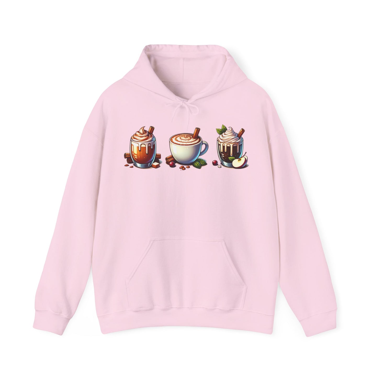 Fall Themed Drinks Graphic Hoodie