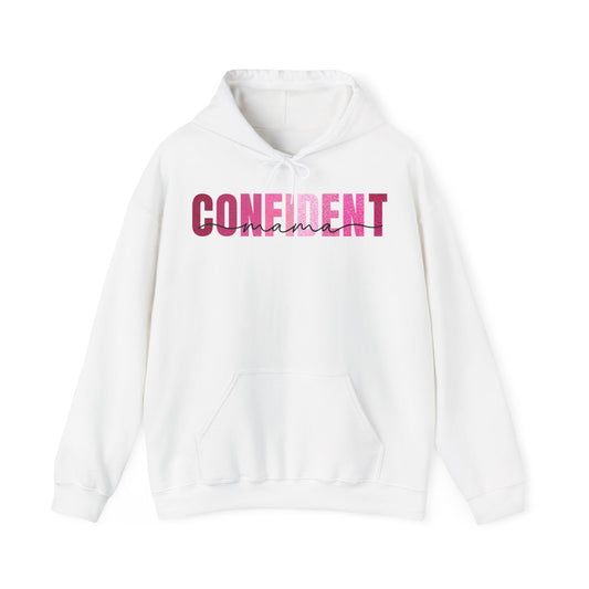 Confident Mama Glitter Pink Patterns Hoodie