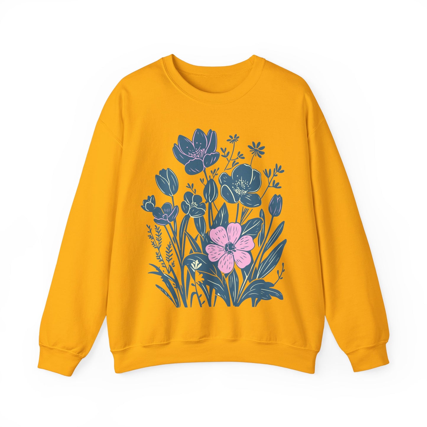 Wildflowers Retro Sweatshirt