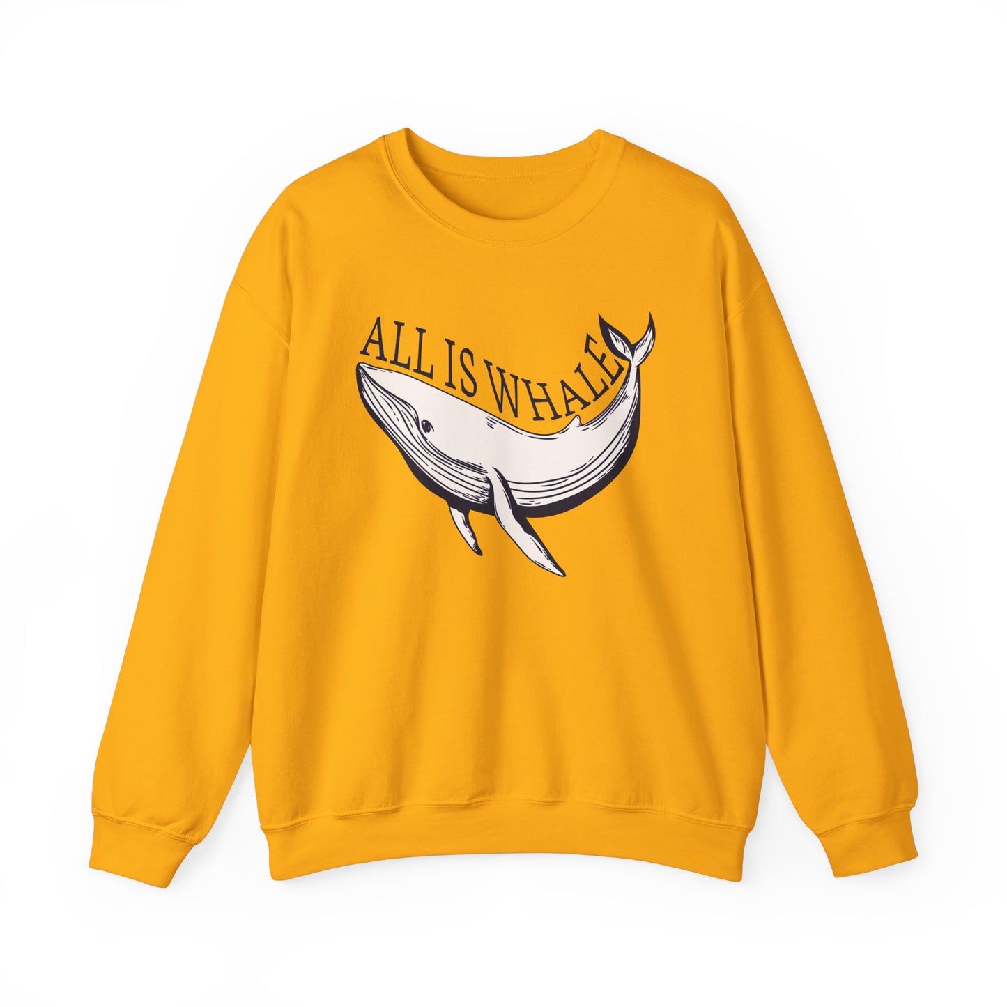 All is Whale Playful Whale Graphic Sweatshirt