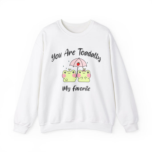 You're Toadally My Favorite Frog Love Sweatshirt