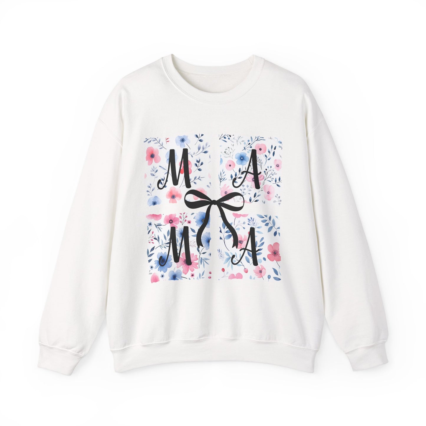 Floral Mama Coquette Bow Sweatshirt