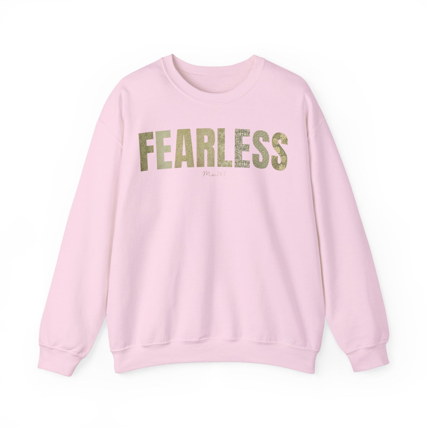 Fearless Me 24:7 Green Pattern Sweatshirt