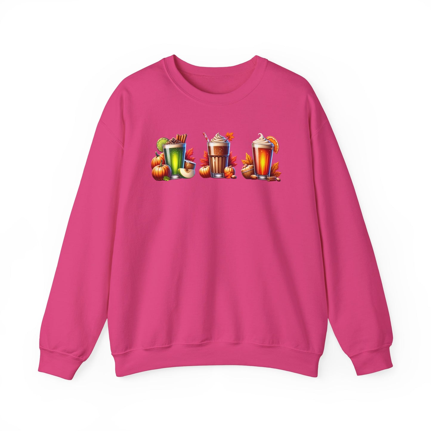 Fall Themed Drinks Graphic Sweatshirt