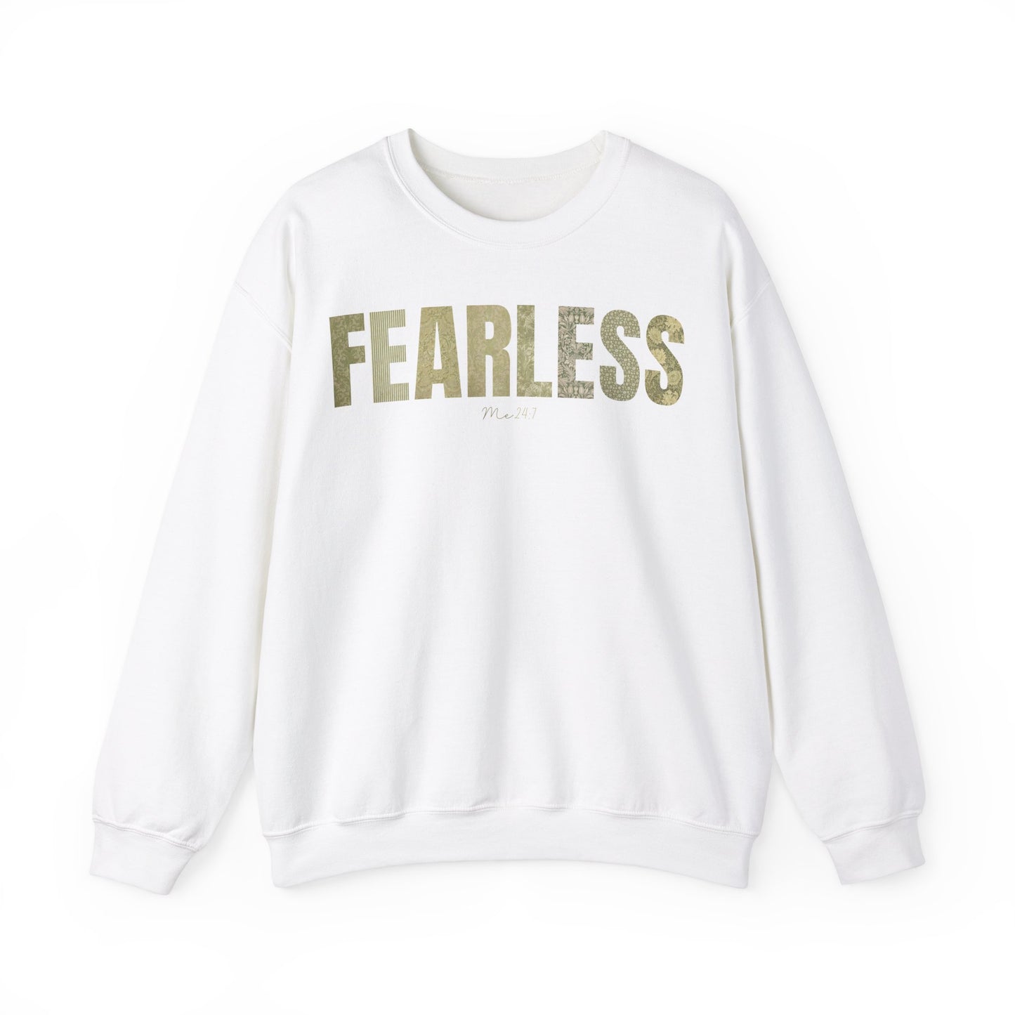 Fearless Me 24:7 Green Pattern Sweatshirt