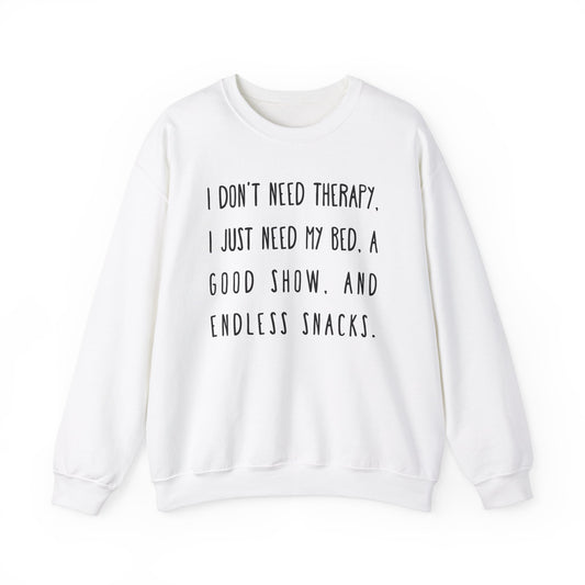 Funny Homebody Therapy Sweatshirt