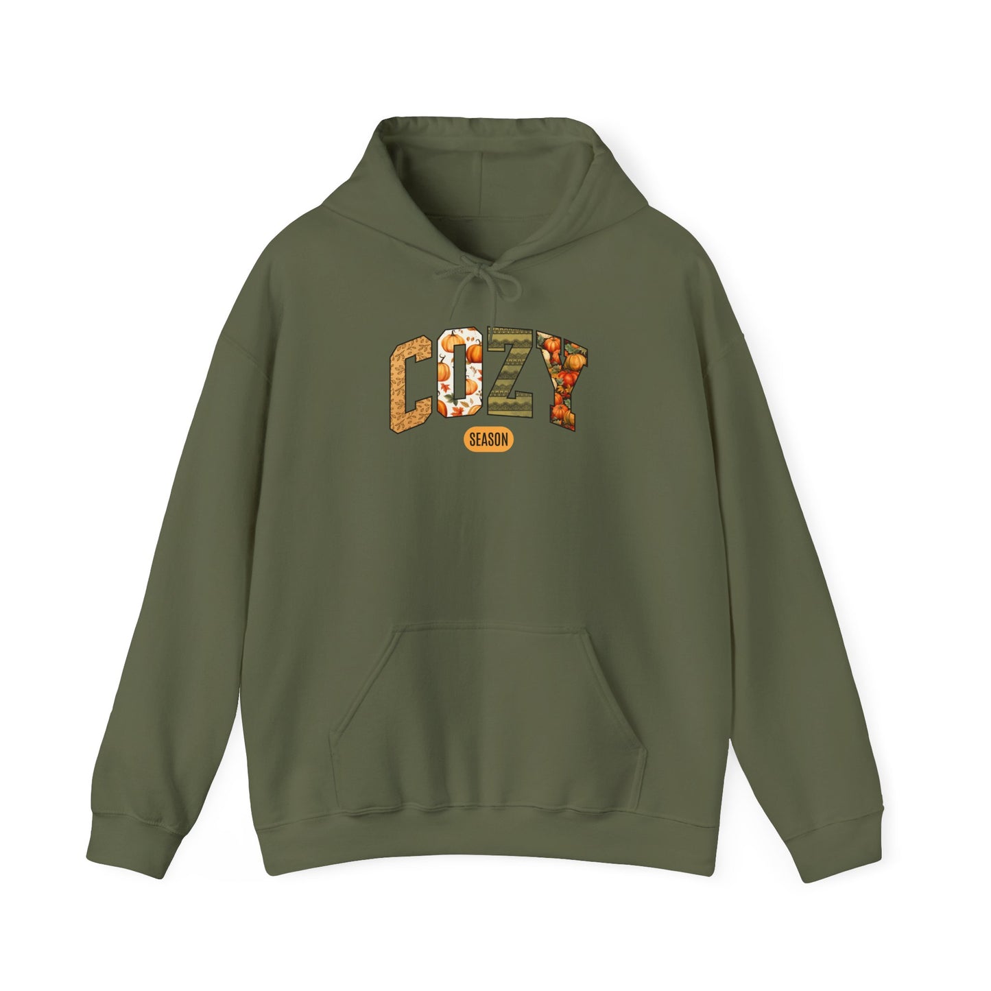 Cozy Season Fall Pumpkin Patterns Hoodie