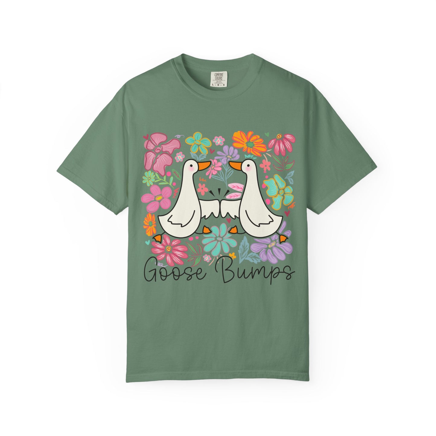Comfort Colors Silly Goose Bumps Floral T-shirt
