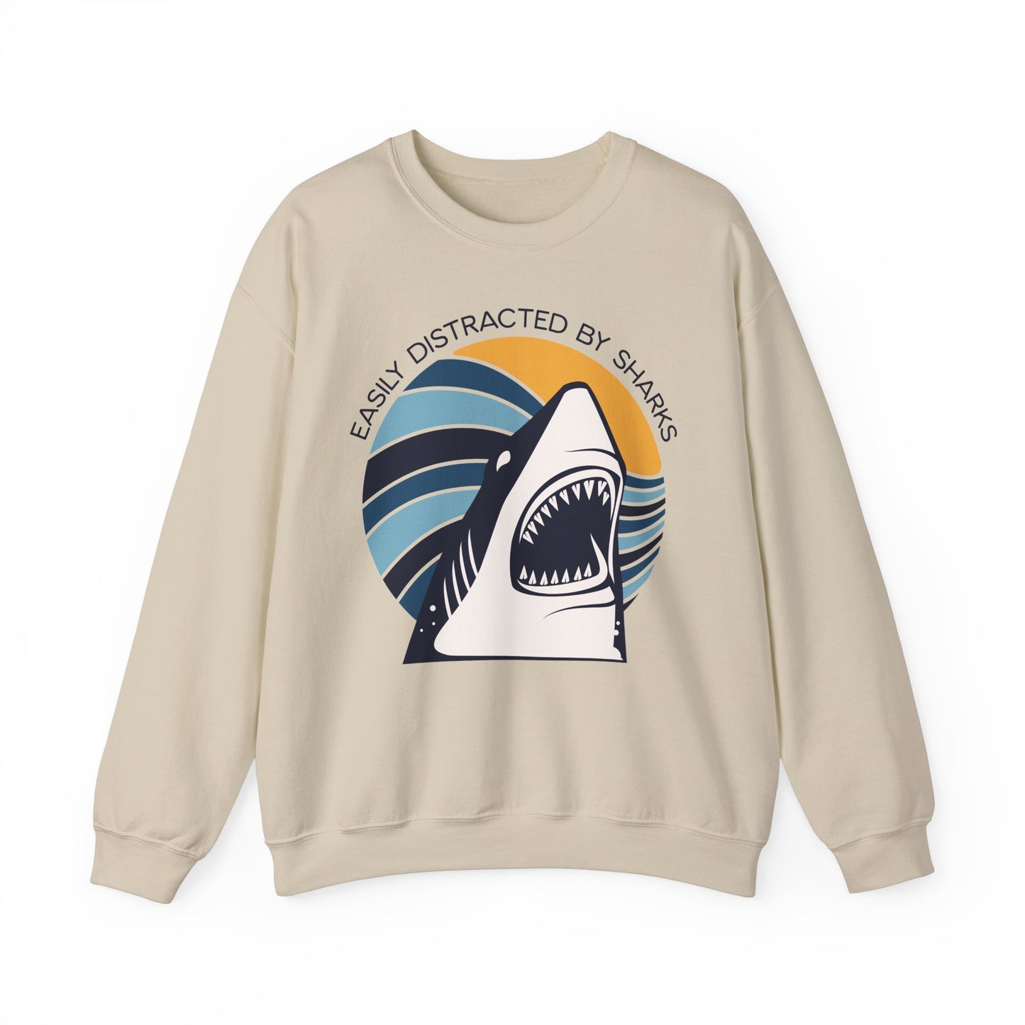 Easily Distracted By Sharks Sweatshirt