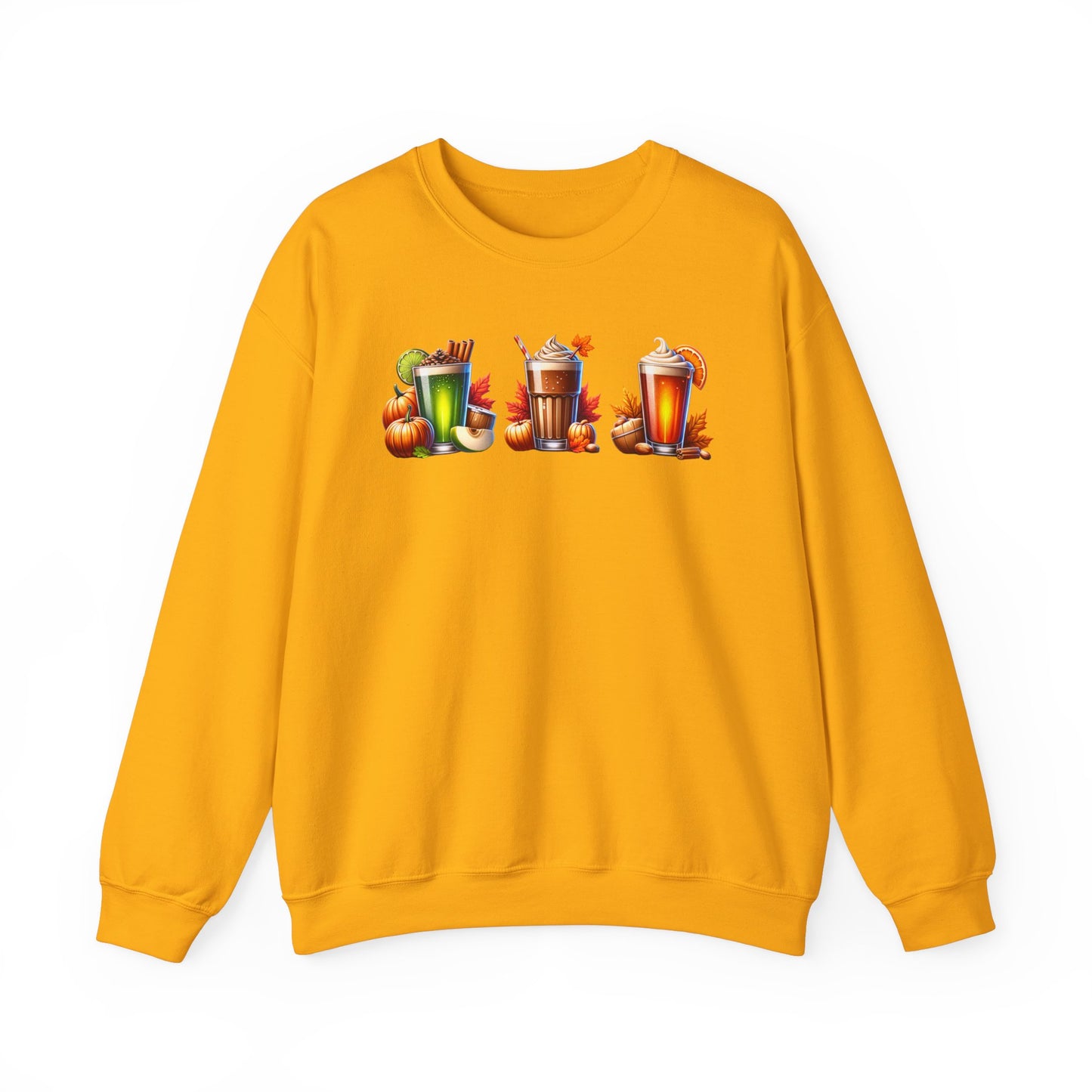 Fall Themed Drinks Graphic Sweatshirt