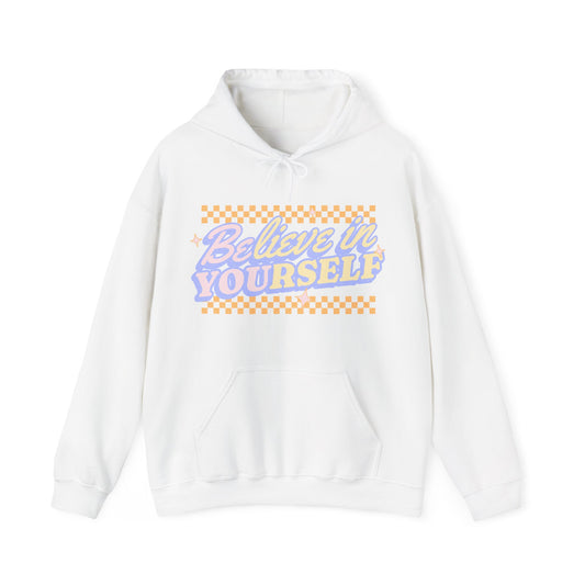 Believe in Yourself Groovy and Colorful Hoodie