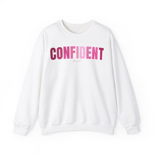 Confident Me 24:7 Glitter Pink Sweatshirt