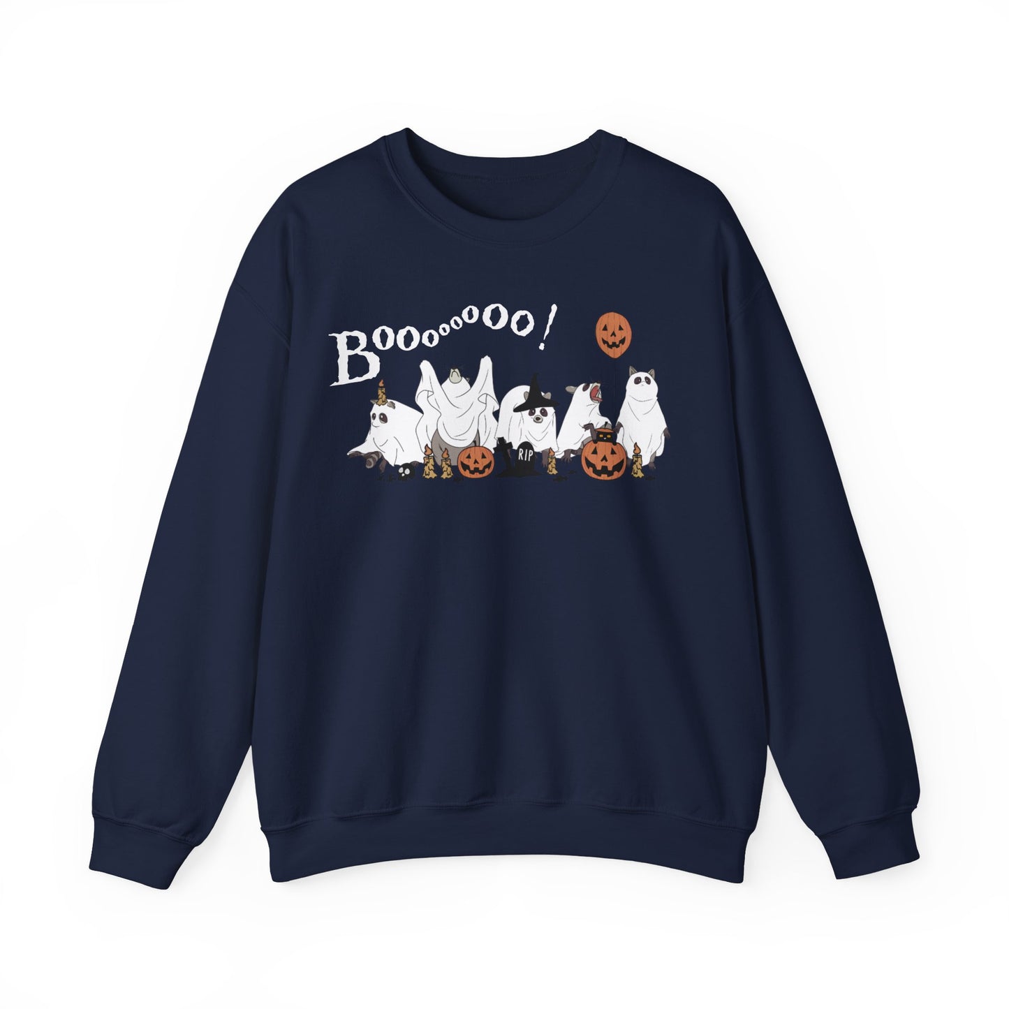 Raccoon Ghosts Halloween Sweatshirt