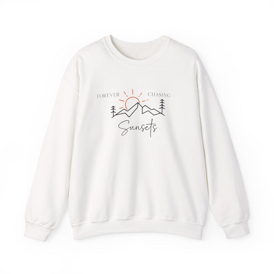 Minimalist Sunsets Lover Graphic Sweatshirt