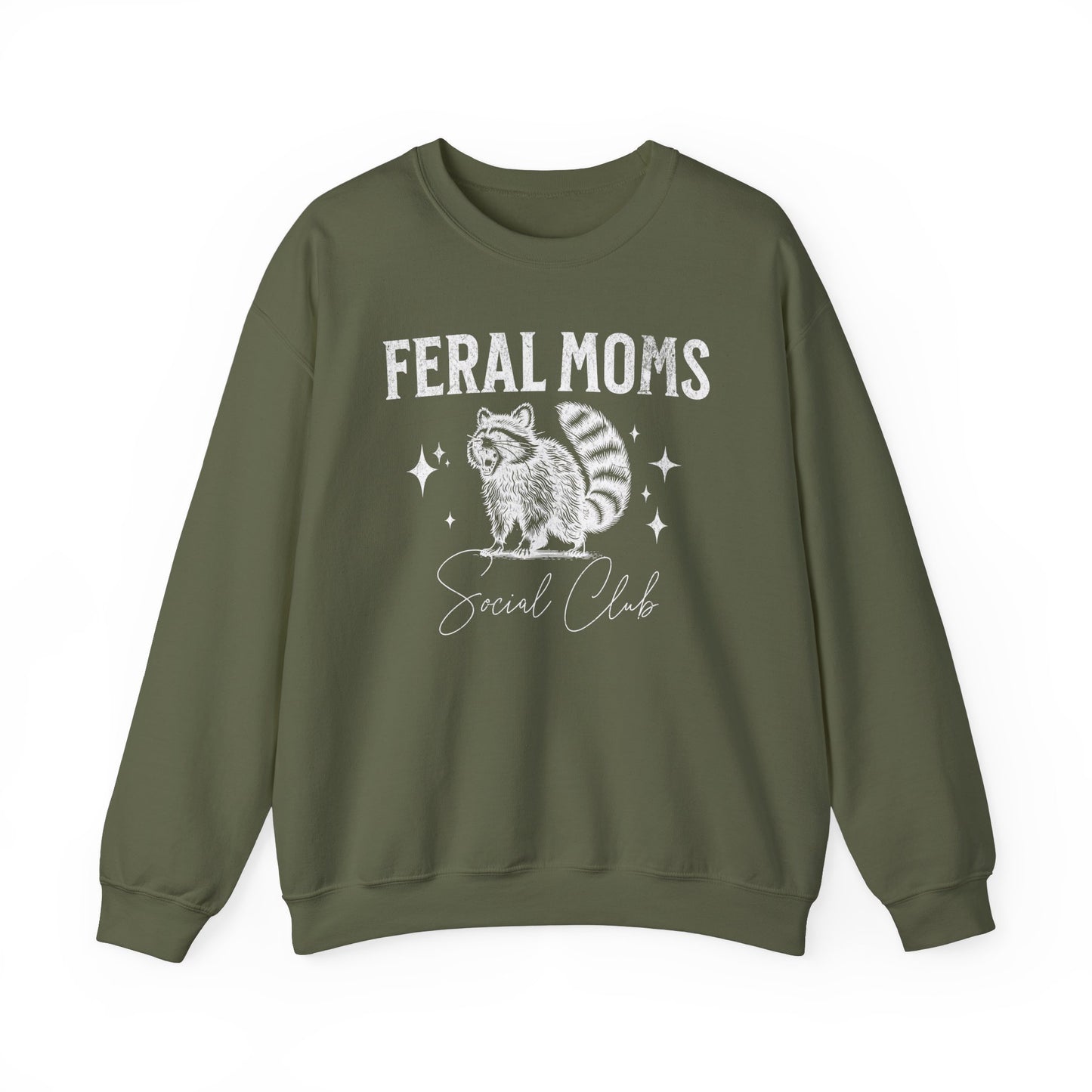 Feral Moms Social Club Raccoon Sweatshirt