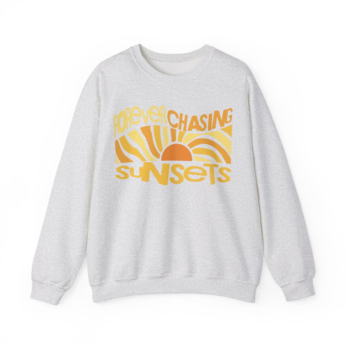 Forever Chasing Sunsets Groovy Sweatshirt