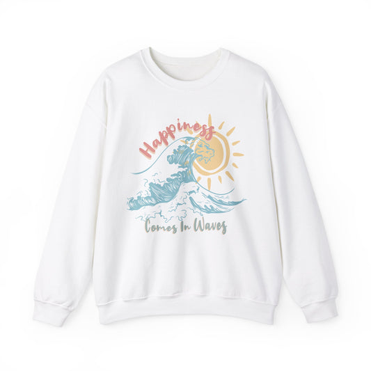 Happiness Comes in Waves Sweatshirt