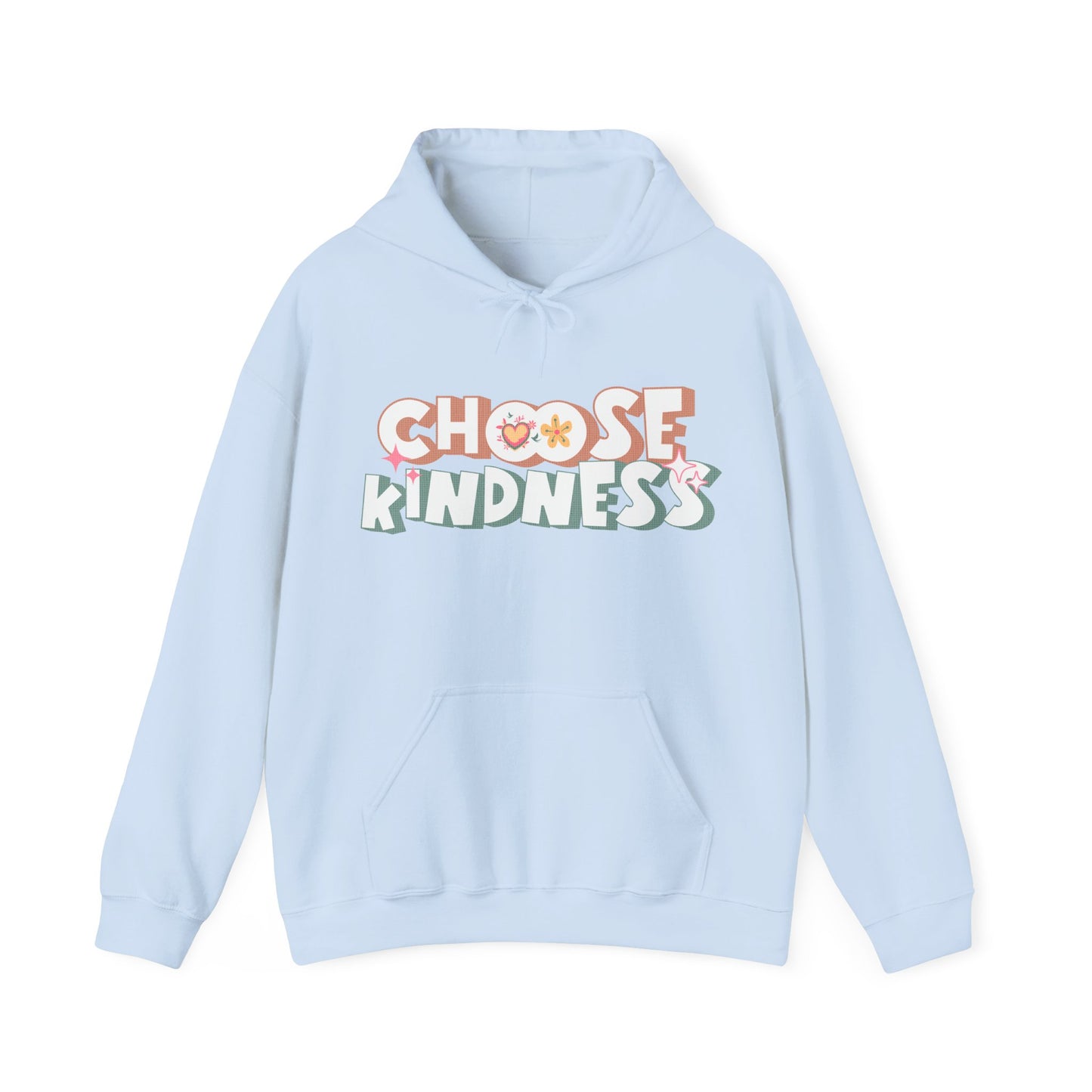 Choose Kindness Groovy and Cute Graphic Hoodie