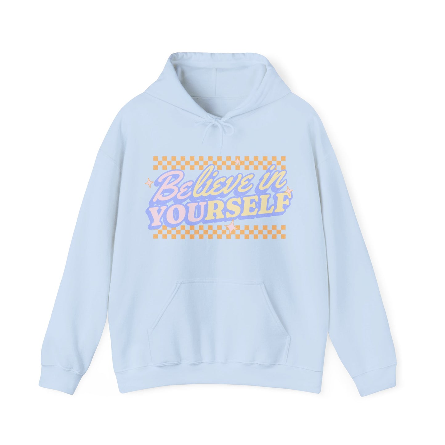 Believe in Yourself Groovy and Colorful Hoodie
