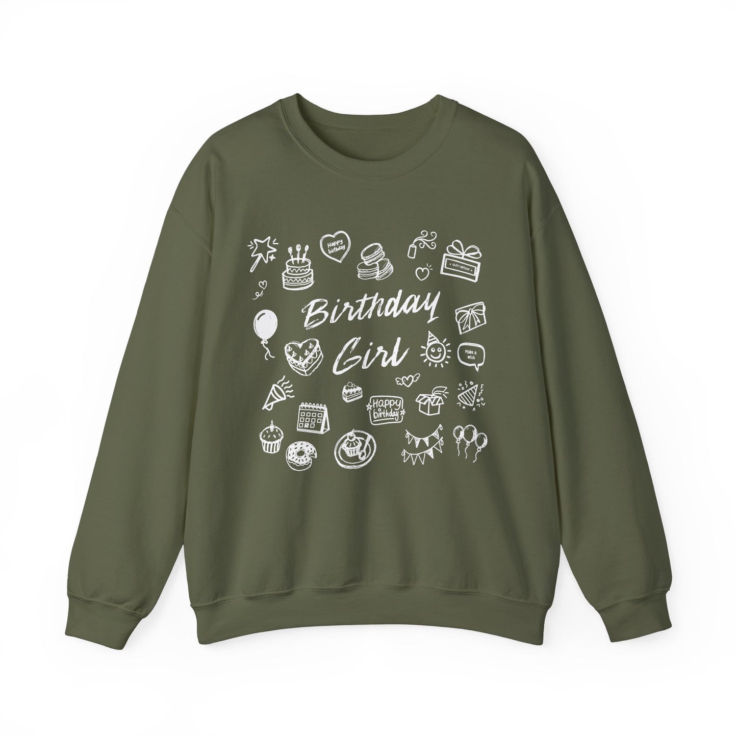 Birthday Girl Doodle Sweatshirt