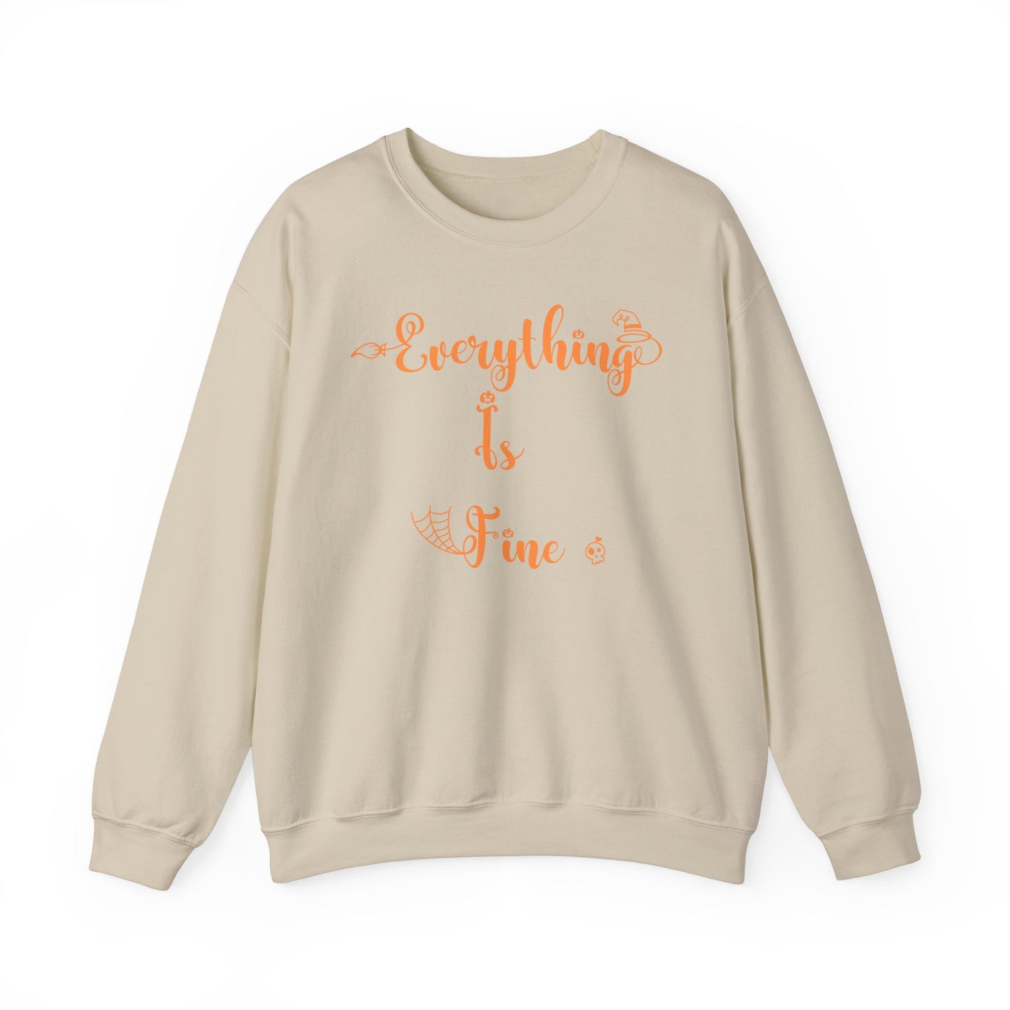 Everything Is Fine Halloween Sweatshirt