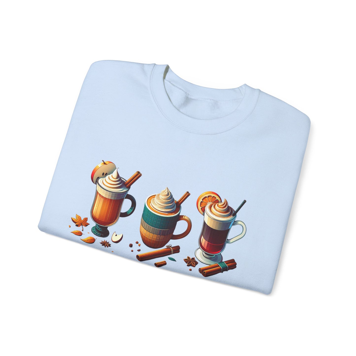 Fall Themed Drinks Graphic Sweatshirt