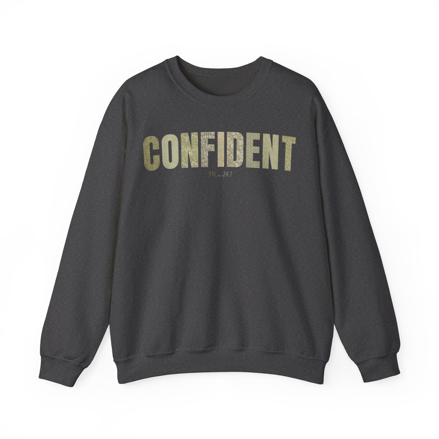 Confident Me 24:7 Green Patterns Sweatshirt