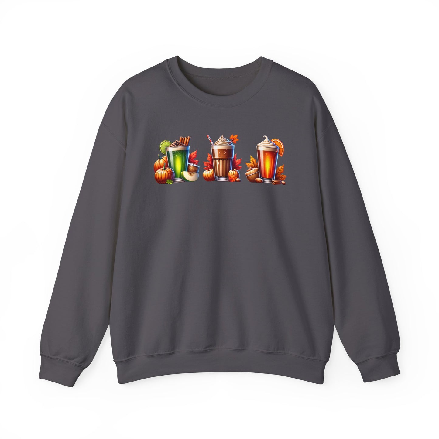 Fall Themed Drinks Graphic Sweatshirt