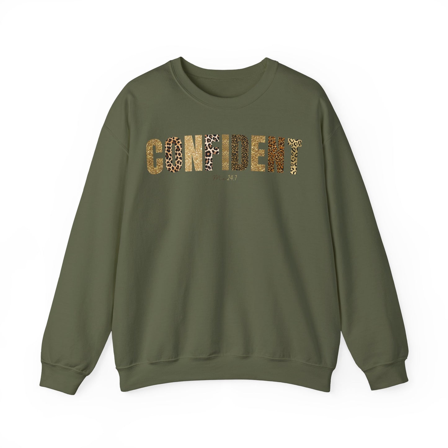 Confident Me 24:7 Leopard Patterns Sweatshirt