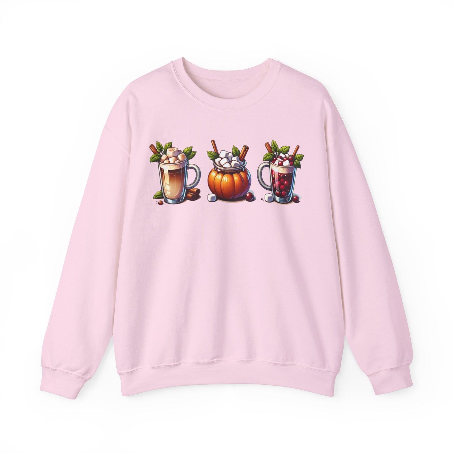 Fall Themed Drinks Graphic Sweatshirt