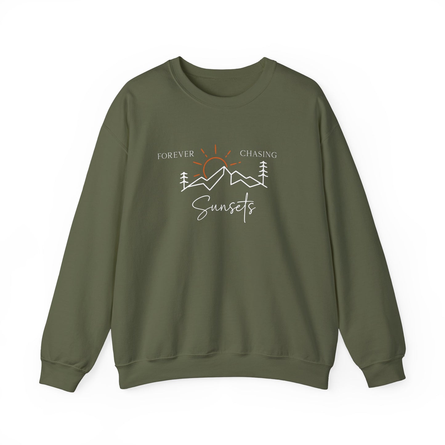 Minimalist Sunsets Lover Graphic Sweatshirt