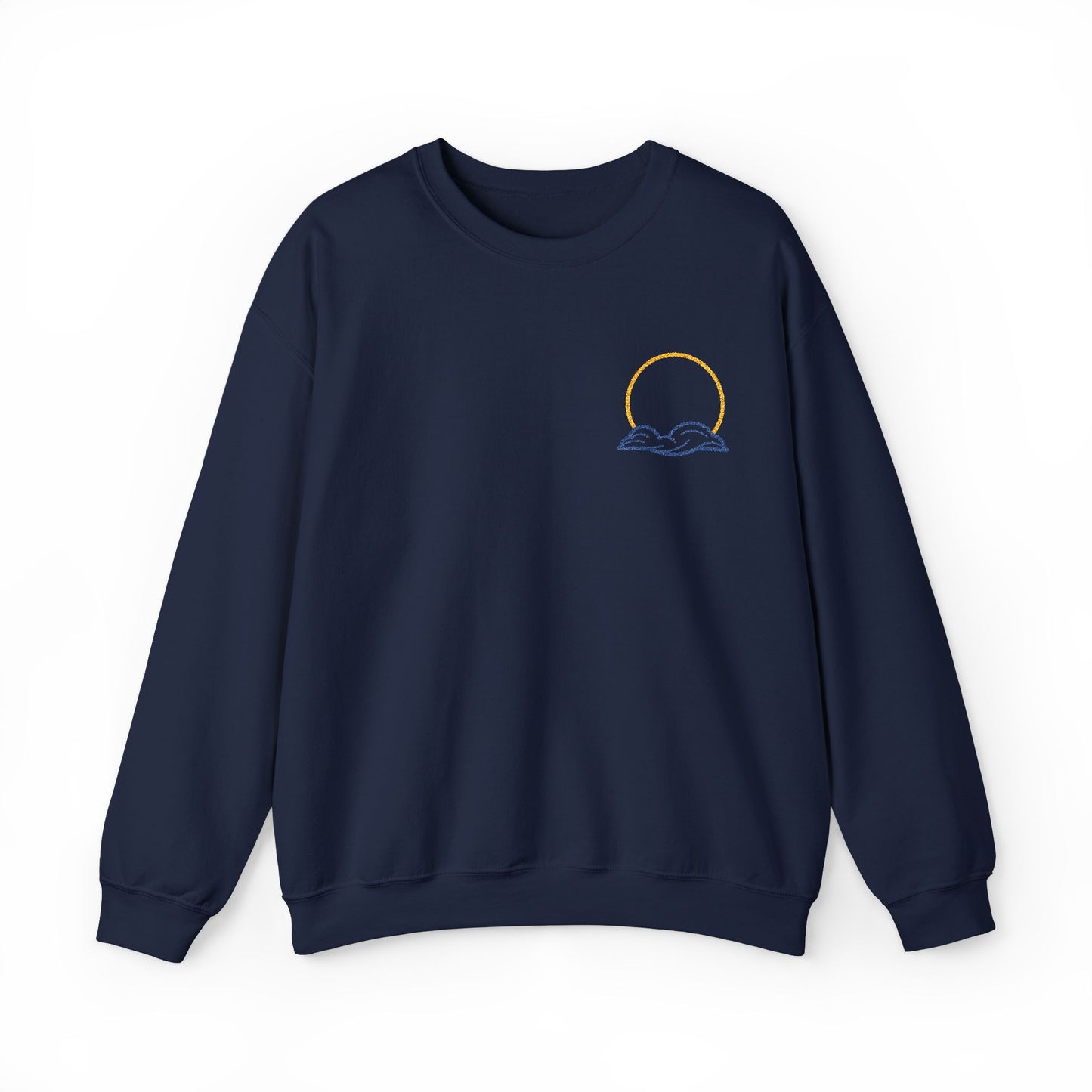 Embroidered Cloud and Sun Sweatshirt