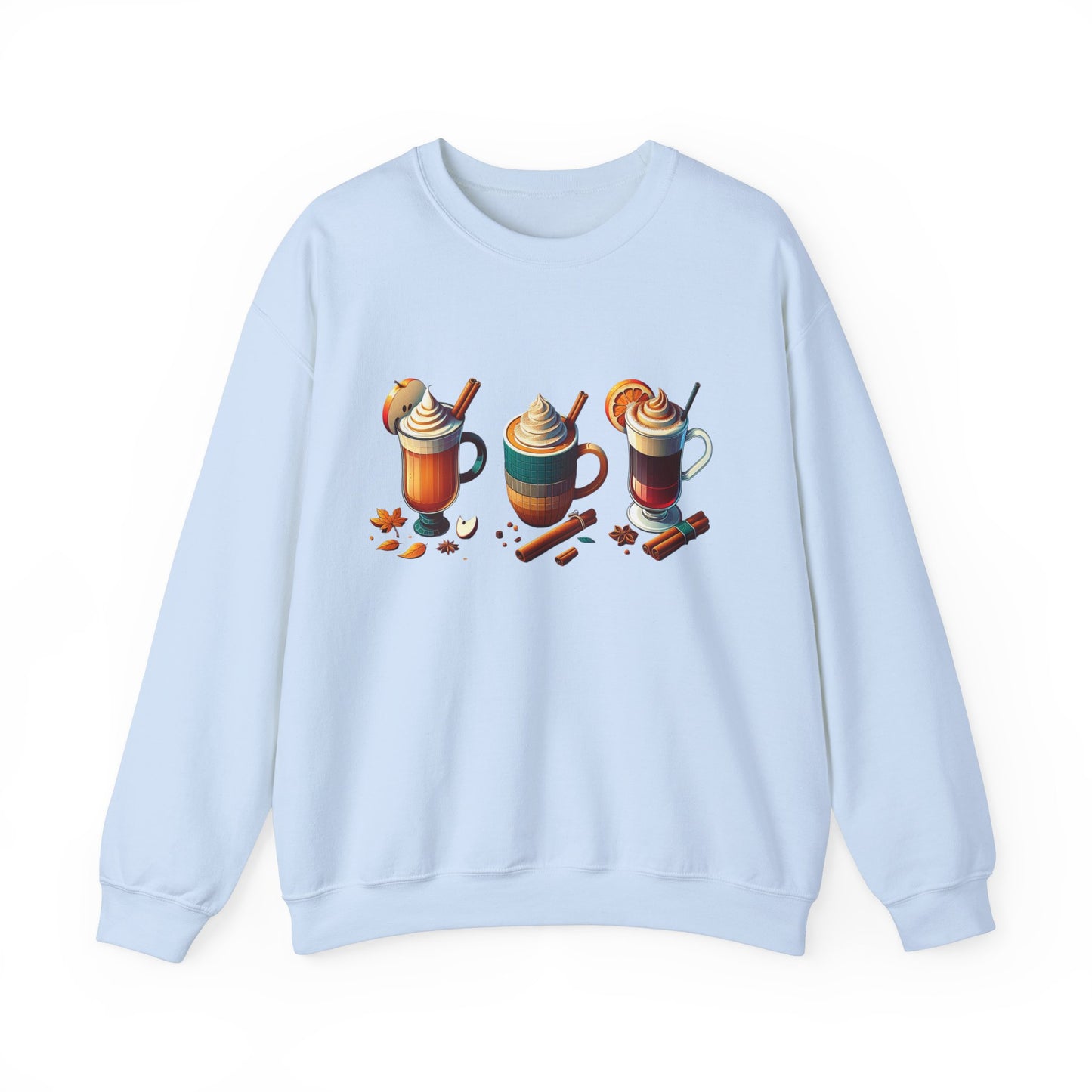 Fall Themed Drinks Graphic Sweatshirt