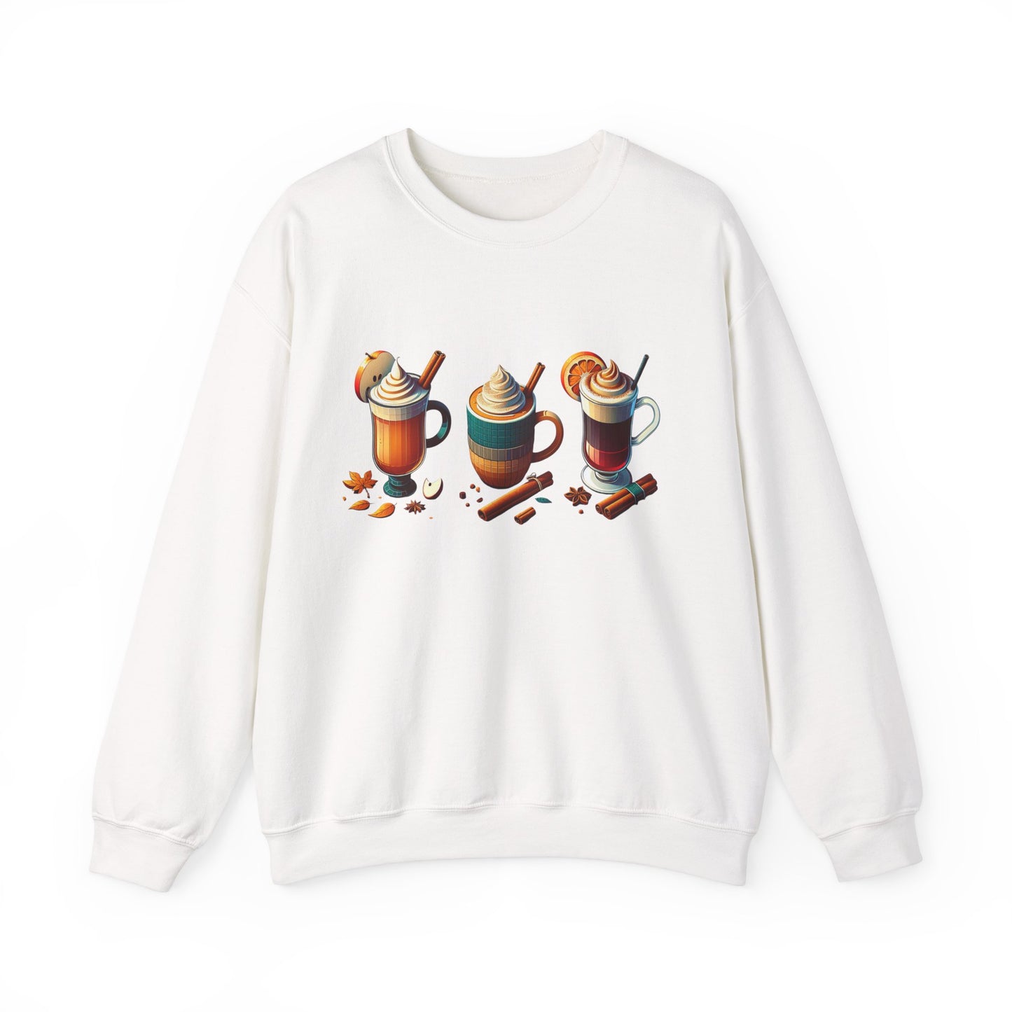 Fall Themed Drinks Graphic Sweatshirt