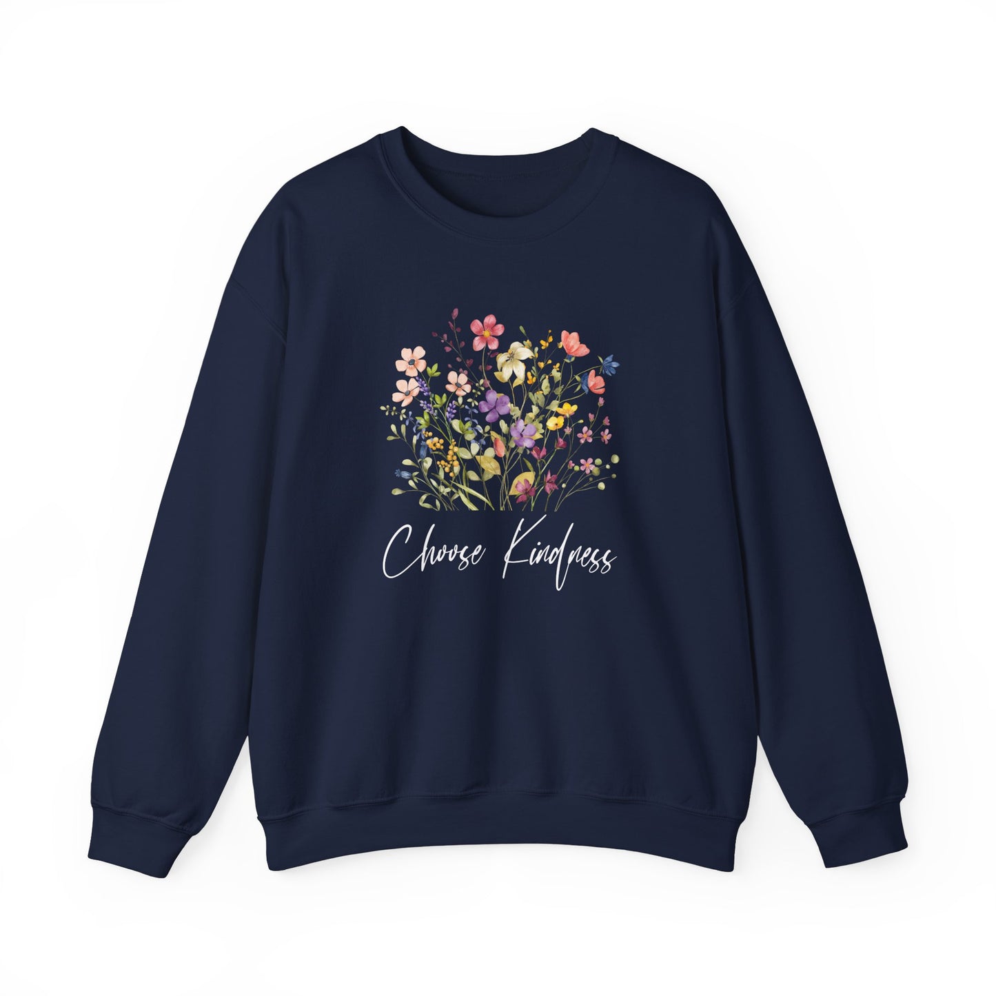 Choose Kindness Wildflowers Graphic Sweatshirt