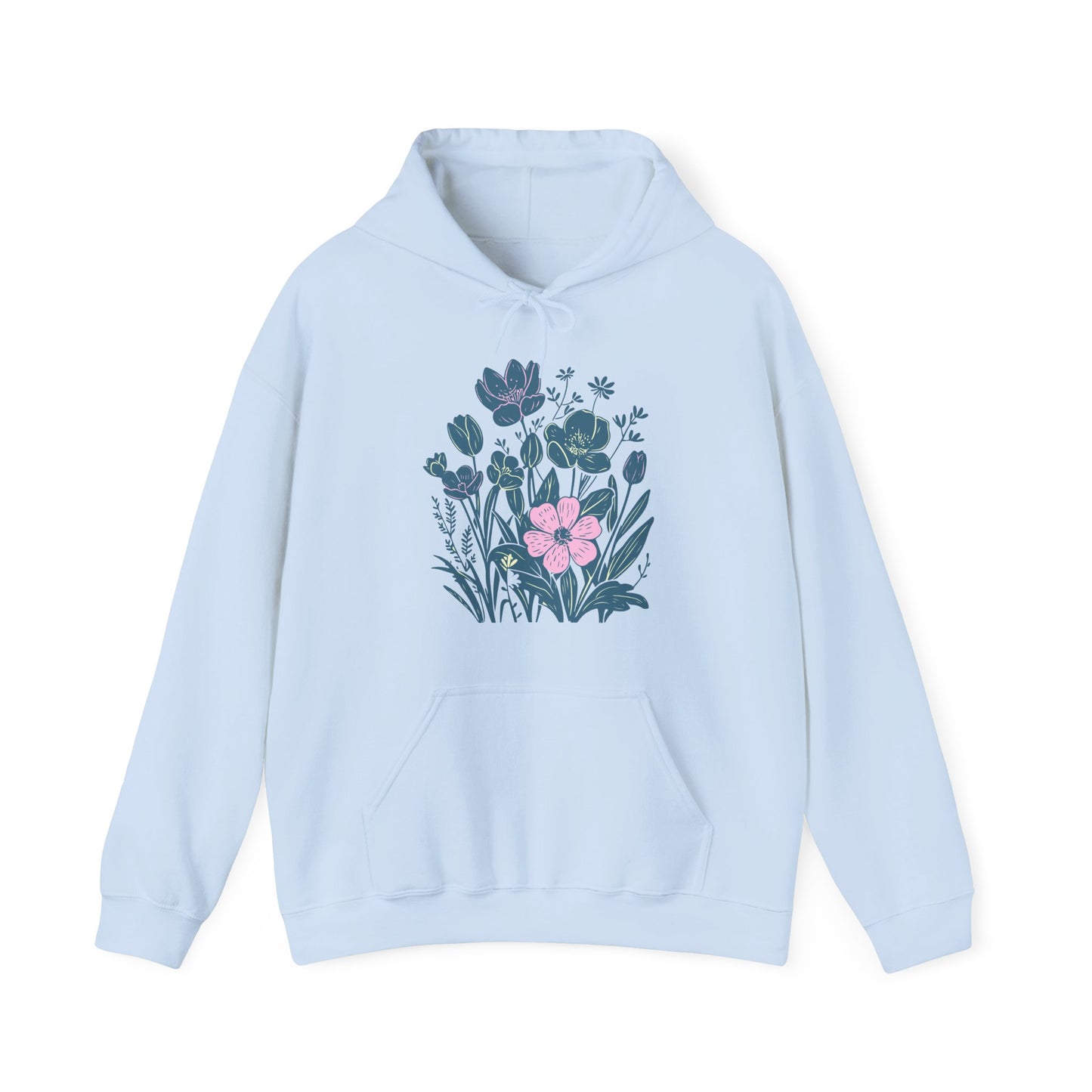 Wildflowers Retro Hoodie