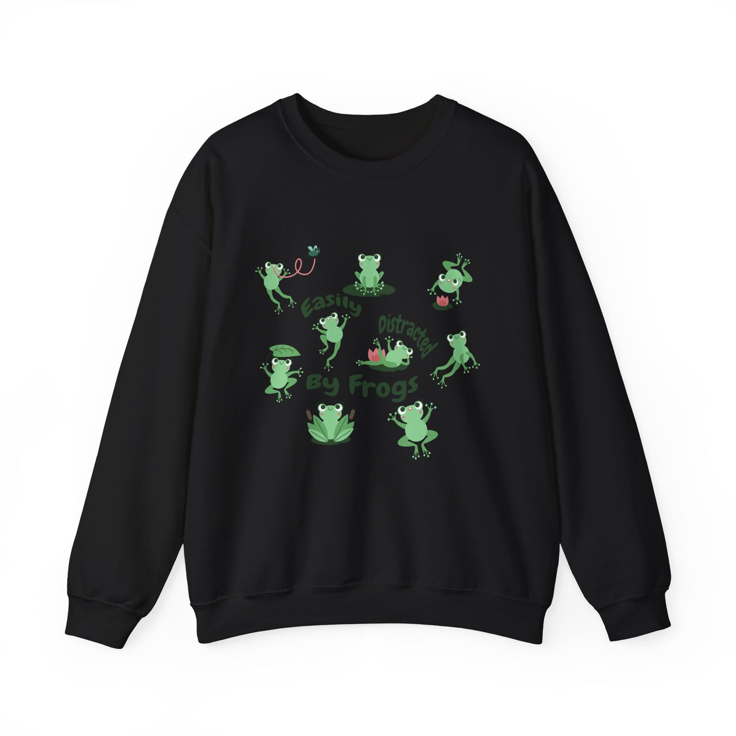 Easily Distracted By Frogs Sweatshirt