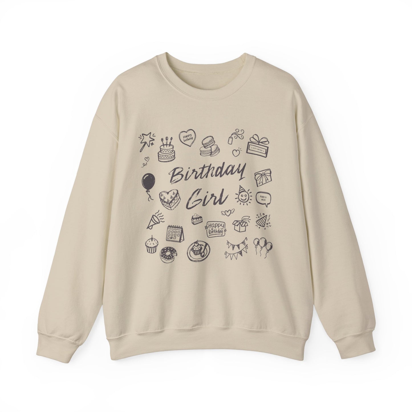 Birthday Girl Doodle Sweatshirt